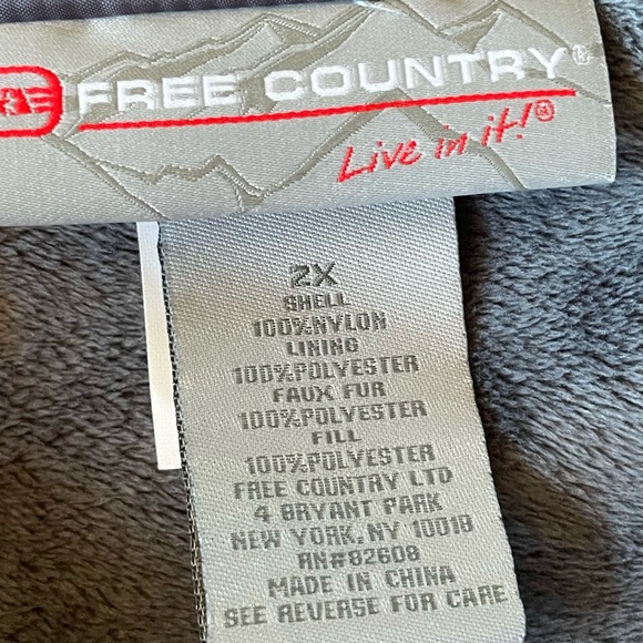 Free Country Gray Jacket - Picture 3 of 3
